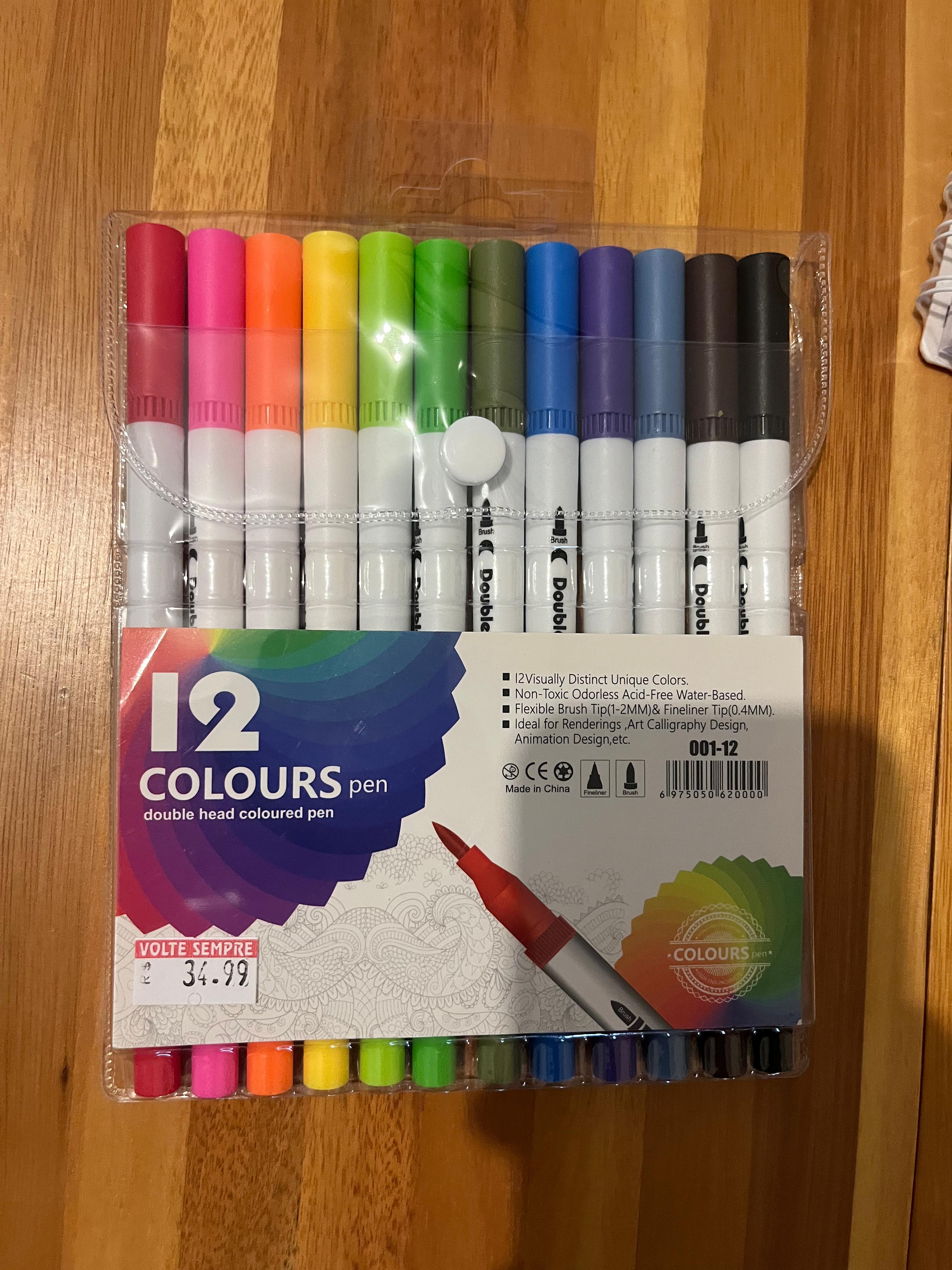 Produto: KIT CANETINHA COLORURS PEN 2 EM 1